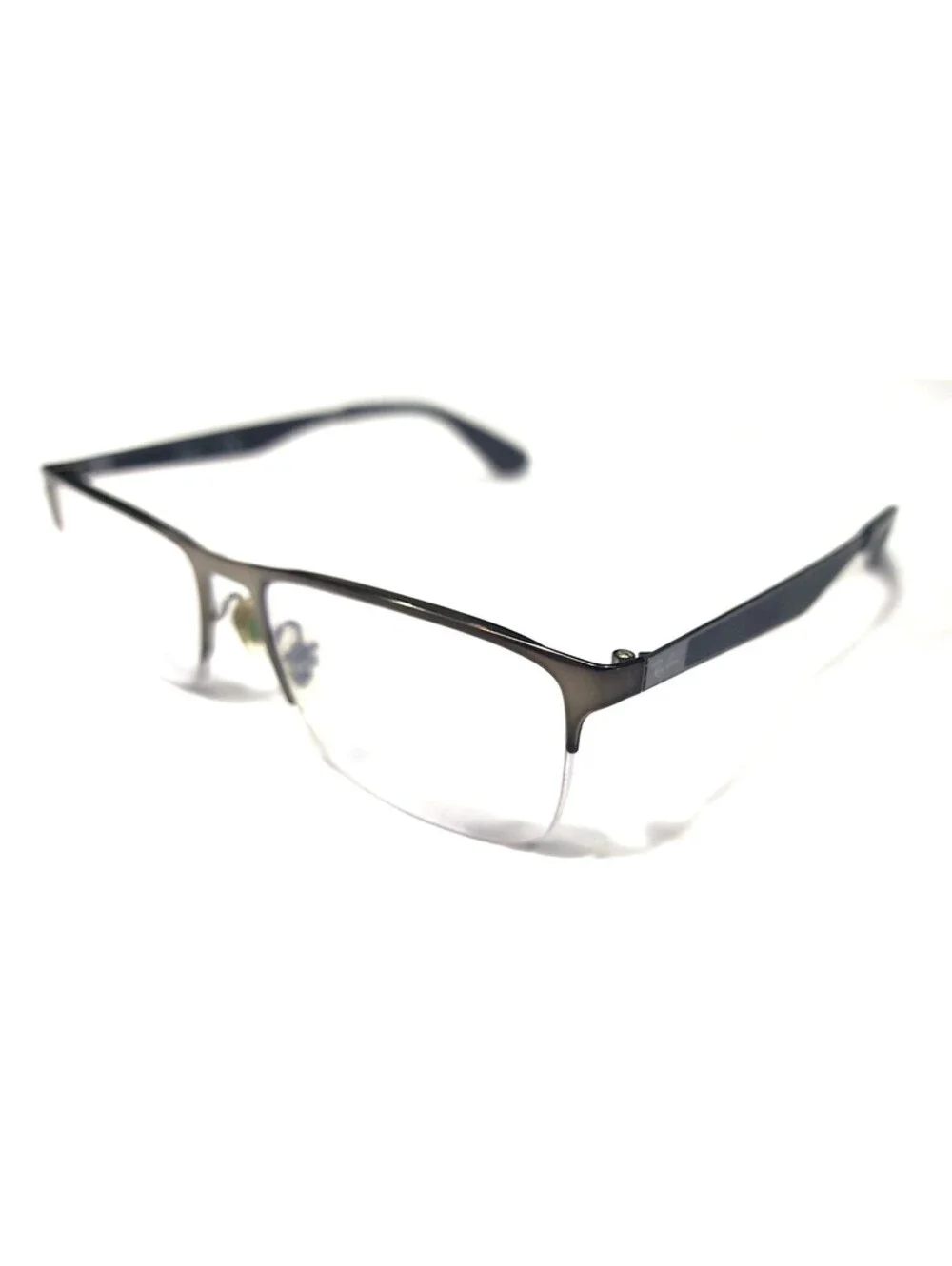 Ray Ban RB6335 2855 Gunmetal Rectangle Eyeglasses Frame 54-17 145 VG